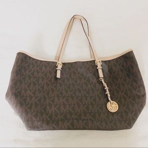 Michael Kors Jet Set Travel Tote Bag Sz L